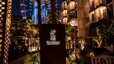 The Robata restaurant, currently located within Caesars Palace Dubai, will remain open when the property becomes a Banyan Tree resort in November. Photo: The Robata