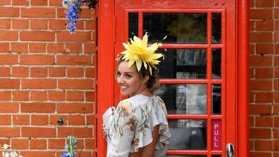 Racegoers during ladies day. Reuters