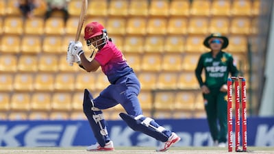 Opener Theertha Satish top-scored for the UAE with 40 off 36 balls