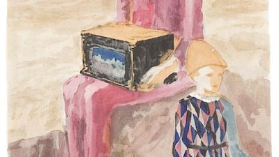 Acrobat Sitting with a Boy by Pablo Picasso. Courtesy Succession Picasso