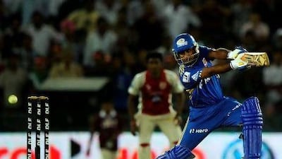 Ambati Rayudu hit an unbeaten 17-ball 34 that provided the final push the Mumbai Indians needed to win the game.