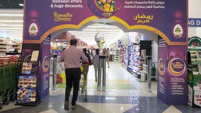 A team led by the Ministry of Economy aims to ensure retailers honour Ramadan discount offers. Leslie Pableo / The National