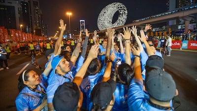 The annual run begins at 6.30am but some people arrive as early as 3.30am