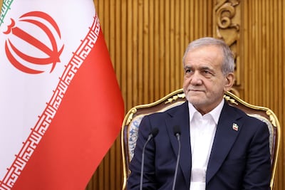 Iran's President Masoud Pezeshkian spoke to his Russian counterpart Vladimir Putin before the Geneva talks. AFP