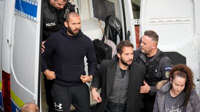 Prosecutors argued that, if set free, Andrew and Tristan Tate could have exercised 'psychic control' over people they are accused of trafficking. AP