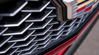 The radius of each V on the CT4-V Blackwing grille is designed to optimise airflow.