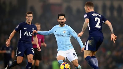 Centre midfield: Ilkay Gundogan (Manchester City) – Produced perhaps his best display in a City shirt against Spurs. Scored the first goal and played a part in the next two. Clive Brunskill / Getty Images