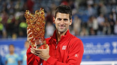 Novak Djokovic won his fifth straight tournament title since losing to Rafael Nadal in the US Open final. Ahmed Jadallah / Reuters