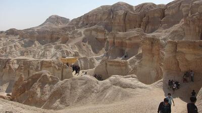 Jabal Al Qara Cave in Al Hassa is one of thousands across Saudi Arabia. Courtesy Wikimedia Commons