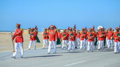Union Fortress 5 military parade in Ajman. Wam