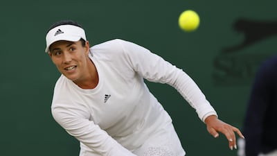 Garbine Muguruza has slipped to No 132 in the world rankings, having returned to world No 3 at the end of the 2021 season. EPA