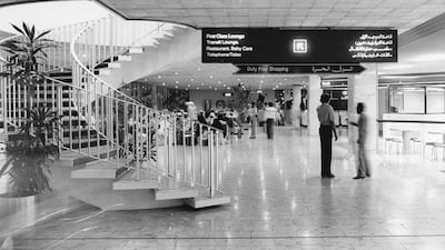 Dubai International Airport in the 1980s. Photo: Dubai Airports