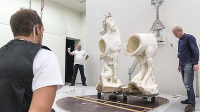 The Greek god Apollo was associated with the sun, peace and the arts. Christopher Pike / The National