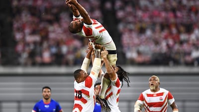 Japan's Michael Leitch at the City of Toyota Stadium. Reuters