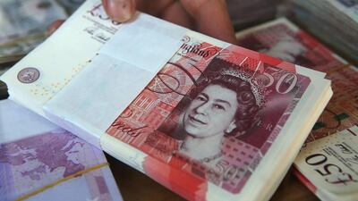 The UK pound has continued to fall following the Brexit. AFP