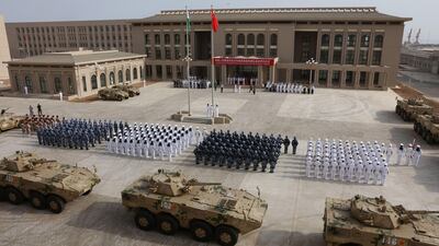 China has deployed troops to its first overseas naval base in Djibouti, a major step forward for the country's expansion of its military presence abroad. AFP
