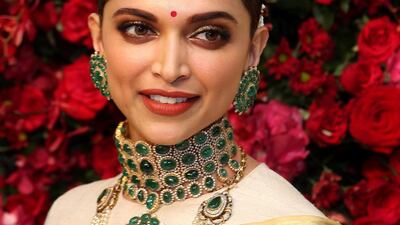 Her jewellery was particularly stunning. Photo / EPA