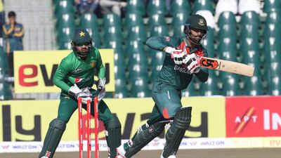 Bangladesh's Tamim Iqbal in Lahore on Friday. AP