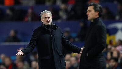 Manchester United manager Jose Mourinho said being knocked out of the Champions League was nothing new for his club. David Klein / Reuters