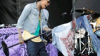 Hip-hop star Wiz Khalifa. Nick Wass / AP