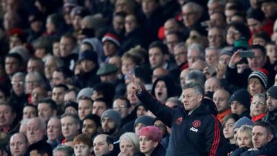Manchester United interim manager Ole Gunnar Solskjaer. Reuters