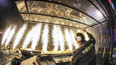 The second day of the MDL Beast festival was held in Riyadh, Saudi Arabia. The 3-day festival, from December 19 to 21 includes Internationally acclaimed DJ acts such as David Guetta and Steve Aoki. Courtesy MDL Beast