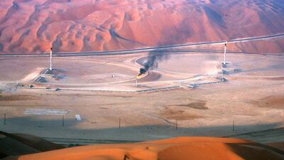 Despite a period of sustained low oil prices Saudi Arabia is still far from any kind of fiscal crisis. Above, the Shaybah oilfield complex in the Rub’ al Khali desert. Ali Jarekji / Reuters