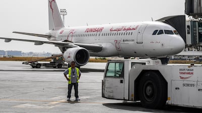 Tunisair's revenue fell by about 67 per cent in the first nine months of 2020 due to the coronavirus pandemic. AFP