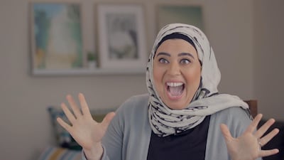 Food blogger and stay-at-home mum Sarah in season one of 'Yalla Neta’sha' , the Arabic version of culinary reality show 'Come Dine With Me'. A new season premieres this Ramadan. Courtesy OSN