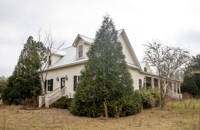 A view of behind the house at the Murdaugh Moselle property is seen during a visit to the crime scene on Wednesday, March 1, 2023, in Islandton, S. C. Prosecutors say disgraced attorney Alex Murdaugh shot and killed his wife and son at their Colleton County home and hunting lodge on June 7, 2021. (Andrew J. Whitaker / The Post And Courier via AP, Pool)