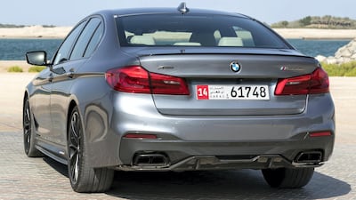 Its styling is subtler than the Alpina B5's. Chris Whiteoak / The National