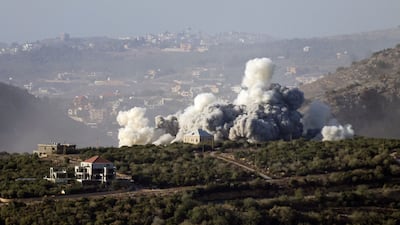 The Israeli army regularly bombs southern Lebanon despite last year's ceasefire with Hezbollah. AFP