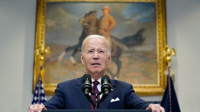Joe Biden. The US said Kyiv had assured the government it would use the weapons 'in a very careful way'. AP