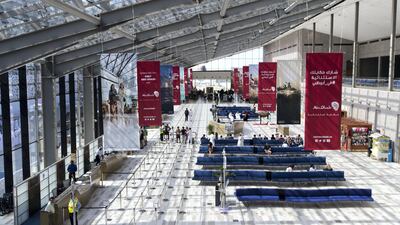 The inside of the cruise terminal at Mina Zayed, where cruise ship passengers disembark. Christopher Pike / The National
