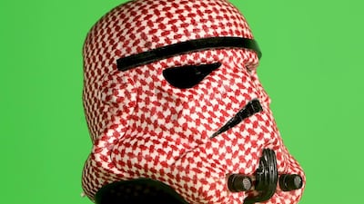 Shmaghtrooper by artist Mohammed Kanoo.