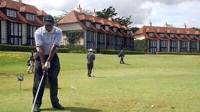 More famous for its safari, Kenya is home to some sparkling golfing venues. Above, the Windsor golf club in Nairobi. Katharine Houreld / AP Phto