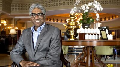 Ashok Amritraj is the host and executive producer of the reality show Chance of a Lifetime. Mona Al Marzooqi/ The National