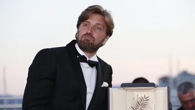 Swedish director Ruben Ostlund poses during the Award Winners photocall after he won the Palme d’Or (Golden Palm) Prize for The Square at the 70th annual Cannes Film Festival in Cannes, France, 28 May 2017. EPA
