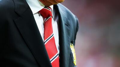 Manchester United Manager Louis van Gaal looks on prior to the Premier League match between Manchester United and Swansea City at Old Trafford on August 16, 2014 in Manchester, England. (Photo by Alex Livesey/Getty Images)