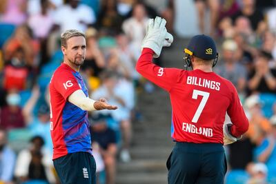 Liam Livingstone, left, is a star T20 player. AFP