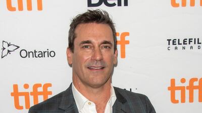 Jon Hamm arrives for the premiere of 'Lucy In The Sky' during the Toronto International Film Festival on September 11, 2019. EPA