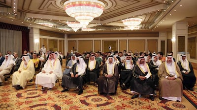 Iraqis attend the conference in Erbil held by a US think tank calling for a normalisation of relations between Baghdad and Israel.