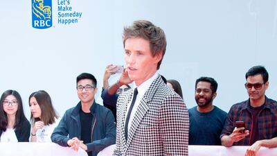 Eddie Redmayne attends 'The Aeronauts' premiere during the 2019 Toronto International Film Festival on September 8, 2019. AFP