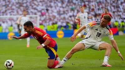 (On for Yamal, 63'): Booked for pulling back Musiala. Prodded a breakaway attack wide after 120 minutes. AP