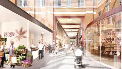 Almeida Mall at the retail arcade. Courtesy Sager Group