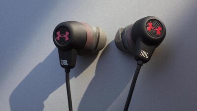 Under Armour's Headphones Wireless, developed by JBL. Mark Lennihan / AP Photo