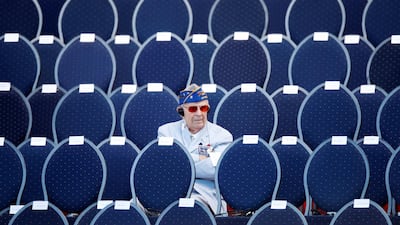 A war veteran is seen before a ceremony to mark the 75th anniversary of D-Day at the Normandy American Cemetery and Memorial in Colleville-sur-Mer, France. Reuters
