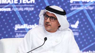 Musabbeh Al Kaabi, head of Adnoc's international growth directorate, speaks at the forum