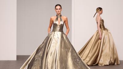 Michael Cinco is a regular at Dubai Fashion Week. Chris Whiteoak / The National