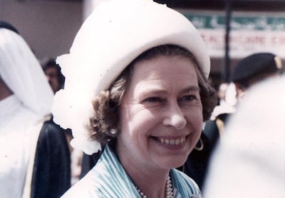 Queen Elizabeth II visited the UAE in 1979 to open Dubai World Trade Centre. Photo: Ramesh Shulka